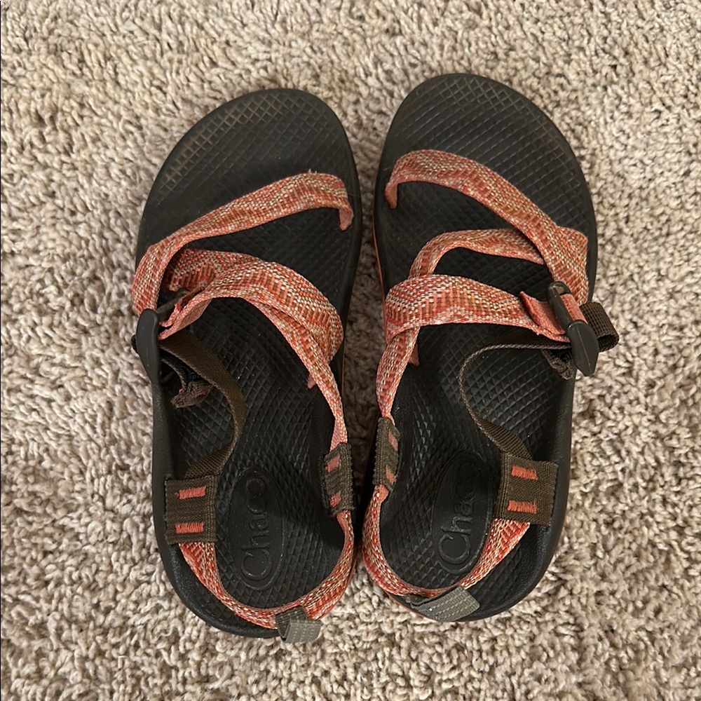 Chaco Women's Sandals - Black and Orange
